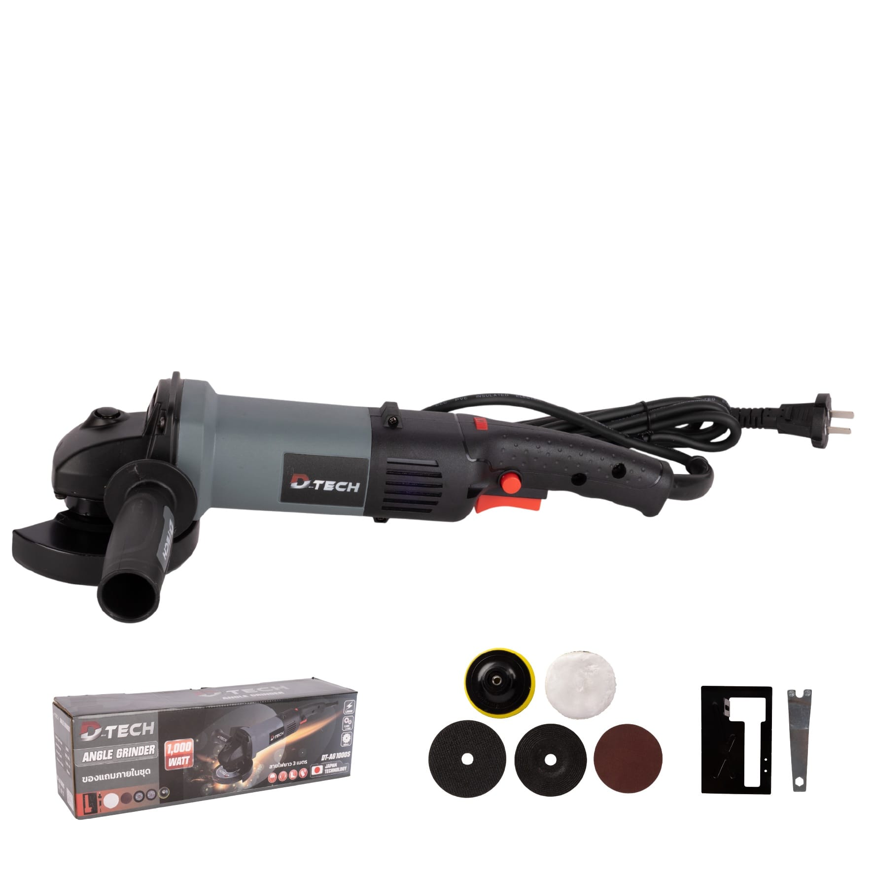หินเจียรไฟฟ้า D-TECH 4 นิ้ว 1100 วัตต์_0